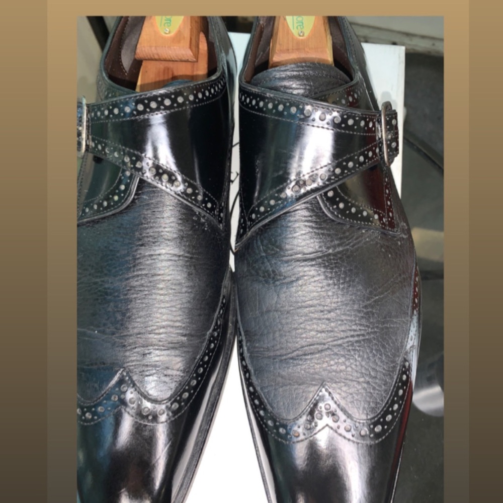 Mezlan Senator Monk Strap Shoes